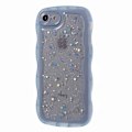 Miniatyrbilde 1 av 5: JTW Series deksel til iPhone 7/8/SE (2020)/SE (2022) Glitterstjerner Bølgete Kant TPU-deksel Multicolor Style C