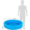 Miniatyrbillede 4 af 4: Krystalblå oppustelig pool svømmepøl ocean bold pool badepool fiskepool