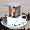 Miniatyrbillede 4 af 4: Håndbrygget Vietnamesisk Kaffe Drypkande: Rustfrit Stål Filterkop til Rig Smag
