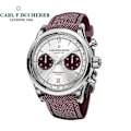 Miniatyrbild 2 av 5: 2023 Nya Carl F. Bucherer Malelon Serie Klockor Herr Quartz Klockor Chronograph Topprem Automatisk Datumklocka WHITE