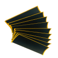 Miniatyrbillede 1 af 5: Fingerboard grip tape 12-pak Sort 38x110 mm Sort 38x110 mm