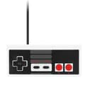 Miniatyrbillede 2 af 7: Klassisk kablet USB-spilhåndtag Spilcontroller oprindeligt designet til NES Mini Host (hvid)