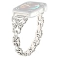 Miniatyrbillede 1 af 5: Rem til Huawei Watch Fit 3 med Rhinestone Dekoration Butterfly Design i Rustfrit Stål Multicolor Style D