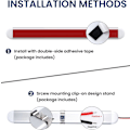 Miniatyrbild 5 av 6: LED-innerbelysning för husbil, 120 lysdioder, LED-list, universell innerbelysning för husbilskök, kallvitt 4pcs