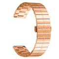 Miniatyrbilde 1 av 5: Remme for Garmin Forerunner 255 i rustfritt stål med spenne Rose Gold