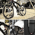 Miniatyrbillede 2 af 3: Digital Cykellås Kædelås Scooter Cykellås Cykellås Selvoprullende