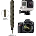 Miniatyrbilde 2 av 7: Universal flettet stropp for videokamera (2-pakning) – Justerbar Paracord komfortabel utendørsaktivitetsvifte overlevelses- og eventyrarmbånd