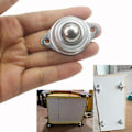 Miniatyrbillede 2 af 5: 12 Styk -15a Kugleoverførsel Universal Rotation Kugletransportbånd Hjul Caster Roller 5/8 Tomme Kugle Leje