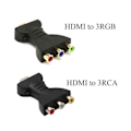 Pikkukuva 3 / 10: HDMI 3 RGB/RCA -ääniadapterikomponenttimuunnin HDMI 3RCA