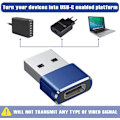 Miniatyrbild 5 av 6: 3-pack USB C-adapter, typ C-hona till USB A-hane laddningskabelkonverter för Apple Watch Ultra iWatch Series 8 7 9, iPhone 11 13 14 16 Plus Max Pro