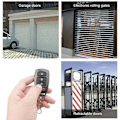 Miniatyrbild 4 av 5: Trådlös RF 433mhz fjärrkontroll kopieringskod garageport grind duplikator 433 Mhz nyckel fjärrkontrollöppnare A A