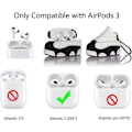 Miniatyrbild 2 av 2: Passform designad för Airpods 3:e generationen 2021, Silikon Tecknad Söt Fodral Skyddande Stötsäkra Skal för Airpods 3 BW sneakers standard