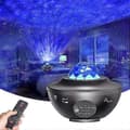 Stjerneprojektor med Bluetooth-høyttaler - Din egen galakselampe