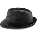 Miniatyrbilde 2 av 6: Unisex Fedora Hat Trilby Halmhatter Sommer Panama Strand Solhatt