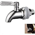 Miniatyrbillede 2 af 5: Rustfrit Stål Drikkedispenser Udskiftningshane Tap Til Hjemmebrygget Tønde Gær Vin Øl Spigot Drikke Saft Dispenser-XinHan
