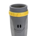 Miniatyrbilde 3 av 5: Bærbar Twist-kopp uten lokk med isolert kaffekopp i rustfritt stål Gray Smile