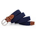 Miniatyrbillede 1 af 4: Elastisk stof flettet bælte, slidstærkt strækvævet bælte til unisex mænd/kvinder/unge Tibetan blue Wrap tail
