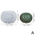 Miniatyrbillede 2 af 5: Halloween 3D Græskarlys Silikonforme DIY Kagebagning A