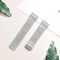 Miniatyrbilde 4 av 5: For Fitbit Versa 4/Sense 2 klokke i rustfritt stål Milanese Smart Band Watch erstatning
