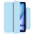 Miniatyrbild 2 av 5: Stativfodral för iPad Air 13 (2024) (M2) - Stötsäkert Magnetiskt PU-Läder Flip-Fodral - Röd Multicolor Red