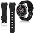 Miniatyrbillede 1 af 4: Silikonearmbånd til Samsung Galaxy Watch 46mm Armbånd Sort