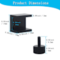 Miniatyrbillede 3 af 5: 8 stk. 3D-printer glasplade klemmer, Hot Bed printplatform opgraderingskit til Ender 3s 3 Pro, 5 Pro, CR-20 PRO, CR-10S Pro 3D-printer