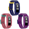 Pikkukuva 1 / 5: 3 Fitbit Ace 2 -yhteensopivaa värillistä silikoniranneketta