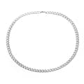 Titanium Stål Halskæde til Mænd, Kraveben, Kæde, Tilbehør, Cubansk Led 3,5 mm Bredde 65 cm 3.5mm Width 65cm
