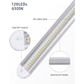Miniatyrbild 2 av 6: LED-innerbelysning för husbil, 120 lysdioder, LED-list, universell innerbelysning för husbilskök, kallvitt 2pcs