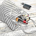 Miniatyrbilde 3 av 5: 3-pakning Gjenbrukbare Handleposer i Bomull 3 Design 15 X 16.5 X 3.5 Tommer