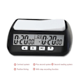 Miniatyrbilde 4 av 5: 2024 Sjakk Basic Digital Sjakk Klokka Og Spilltimer, Klokka Digitalt Ur Timer
