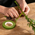 Miniatyrbilde 5 av 5: Blomstertape Stilkinnpakning Grønn Tape For Bukettblomster, Pakke med 6