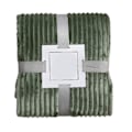 Miniatyrbillede 1 af 5: Stort Flanell Fleece Tæppe 100x150cm Polyester Blødt Behageligt Let Luksus Sengetæppe til Grass Green