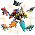 Miniatyrbillede 1 af 3: Dinosaur Robot Sæt Legetøj til Børn med Elektrisk Boremaskine 5 i 1 Transformers Dinosaur Legetøjssæt Dinosaur Samlesæt
