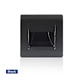 Miniatyrbillede 1 af 5: Indbygget LED Vægskinne PIR Bevægelsessensor Trappe Lys AC85-265V Trinlys Gangbelysning Indendørs Vægskinne Black Sensor