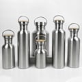 Miniatyrbilde 5 av 5: Vannflasker Gjenbrukbar Bred Munn Rustfritt Stål Sportsflaske for Voksne 750ml Plastic cap