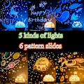 Miniatyrbilde 3 av 3: Nattlys Stjernehimmel Hav Led Projektorlampe Barn Soverom Projeksjon Usb