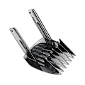 Miniatyrbilde 1 av 5: 2 stk. Hårklippekam Kompatibel med Philips HC9450 HC9490 HC9452 HC7460, Justerbar 7-24 mm