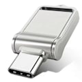 Miniatyrbillede 1 af 5: Mini Metal Type C USB-disk Vandtæt Bærbar Pendrive til Tablet Telefon Silver 1TB