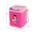 Miniatyrbilde 5 av 5: Mini Sminkekost Rensemaskin Simulering Automatisk Rengjøring Vaskemaskin for Svamp og Pudderpuff Leke Pink