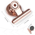 Pikkukuva 2 / 7: 12 kappaleen magneettiset pidikkeet, vahvat jääkaappimagneettipidikkeet naarmuuntumattomilla tarra-alustoilla, pidikemagneetit jääkaapille, valkotaulun magneettipidikkeet
