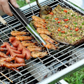 Pikkukuva 4 / 4: BBQ-pihdit, 2 kpl keittiöpihdit pitkät, helppo tarttua, lämmönkestävät, 30 ja 22,5 cm ruoanlaitto