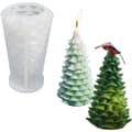 Julgran silikonljusform - en del - 78 ml - ljustillverkning - 6,5 cm