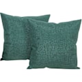 Miniatyrbilde 1 av 5: Putevar i lin-look for hjemmet, dekorative, til sofa, soverom, bil, med glidelås Green 40*40cm