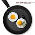 Miniatyrbillede 2 af 5: Æggeringe, 4-pak rustfrit stål æg, pandekageform til stegning af æg og omelet