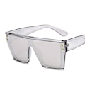 Miniatyrbillede 1 af 5: Solbriller Mode Solbriller Ét-stykke Solbriller Moderne Firkantede Par Solbriller C6 gray frame