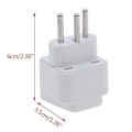 Miniatyrbilde 3 av 4: Universal UK/US/EU til Sveits Sveitsisk AC Strømplugg Reiseadapter Konvertere Shytmv White