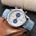 Miniatyrbild 1 av 5: 2023 Nya Carl F. Bucherer Malelon Serie Klockor Herr Quartz Klockor Chronograph Topprem Automatisk Datumklocka Blue