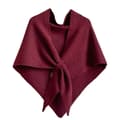 Lollanda Damhalsduk Pashmina Sjalar & Triangulär Sjal – Varm Lång Stor Sjal för Fest, Bröllop, Aftonklänning & Vinterbruk Vinröd Maroon