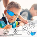 Miniatyrbillede 2 af 5: 6 stk. Øjenlapper til Børn, Super Bløde Øjenlapper til Briller, Medicinske Lapper til Behandling af Amblyopi Strabismus Øjenlap G Blue S